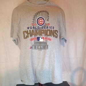 Magestics 2016 World Series Champions Tshirt Men's Size XL Graphic Tee Official